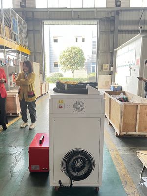 Macchina di taglio laser di saldatura a fibra di metallo portatile di piccole dimensioni 1kw 1000w