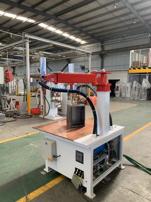 Piattaforma a braccio rocker Spotter Welder Automatic Table Spot Welding Machine per il metallo