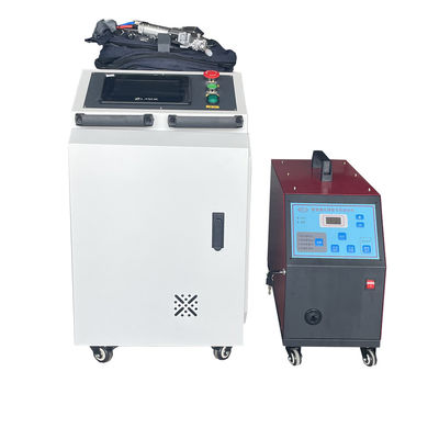 Cnc piccola macchina di saldatura laser a fibra portatile portatile 1500W